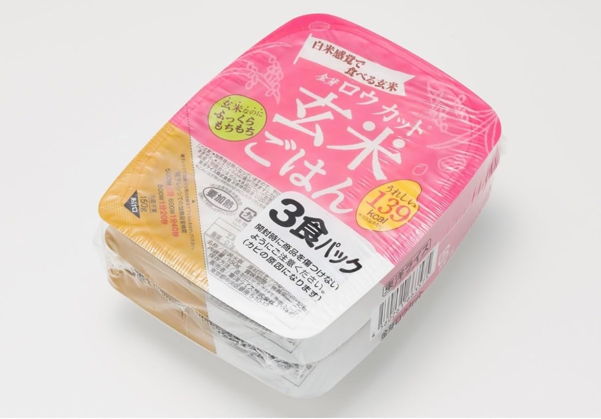 金芽ロウカット玄米ごはん 150g×3食 【栄養機能食品】 (3食×8個入)