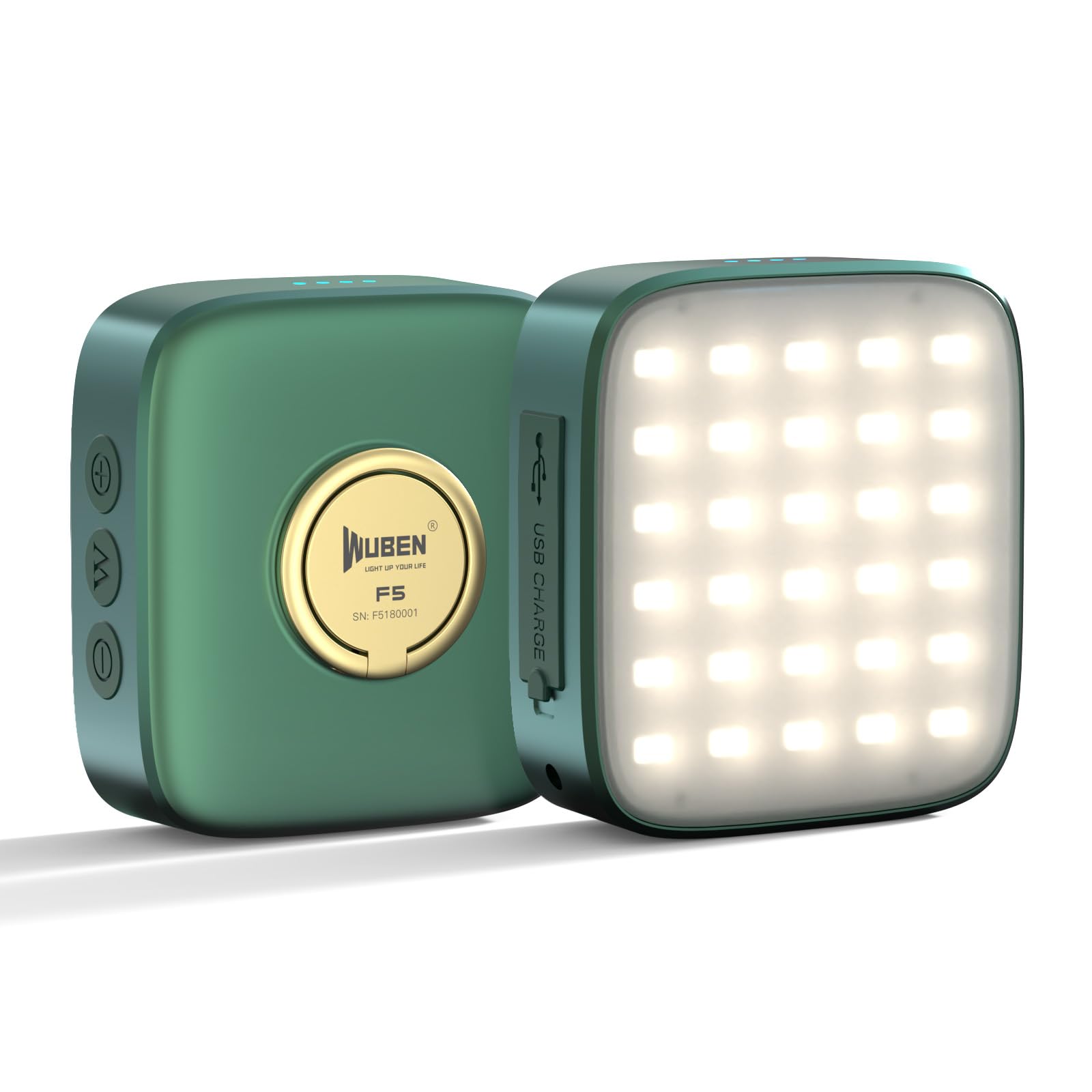 WUBEN F5 Camping Lantern Rechargeable, LED Camping Lights Lamp,Tent Lights for Camping Hanging, with Magnetic Base IP64 Waterproof, 500LM, 3 Light Modes, for Camping, Hiking, Emergency, Power Cuts etc