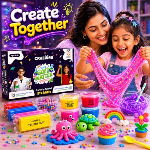 Image of Slime & Clay Sensory Play Kit for Kids, Age 3-12