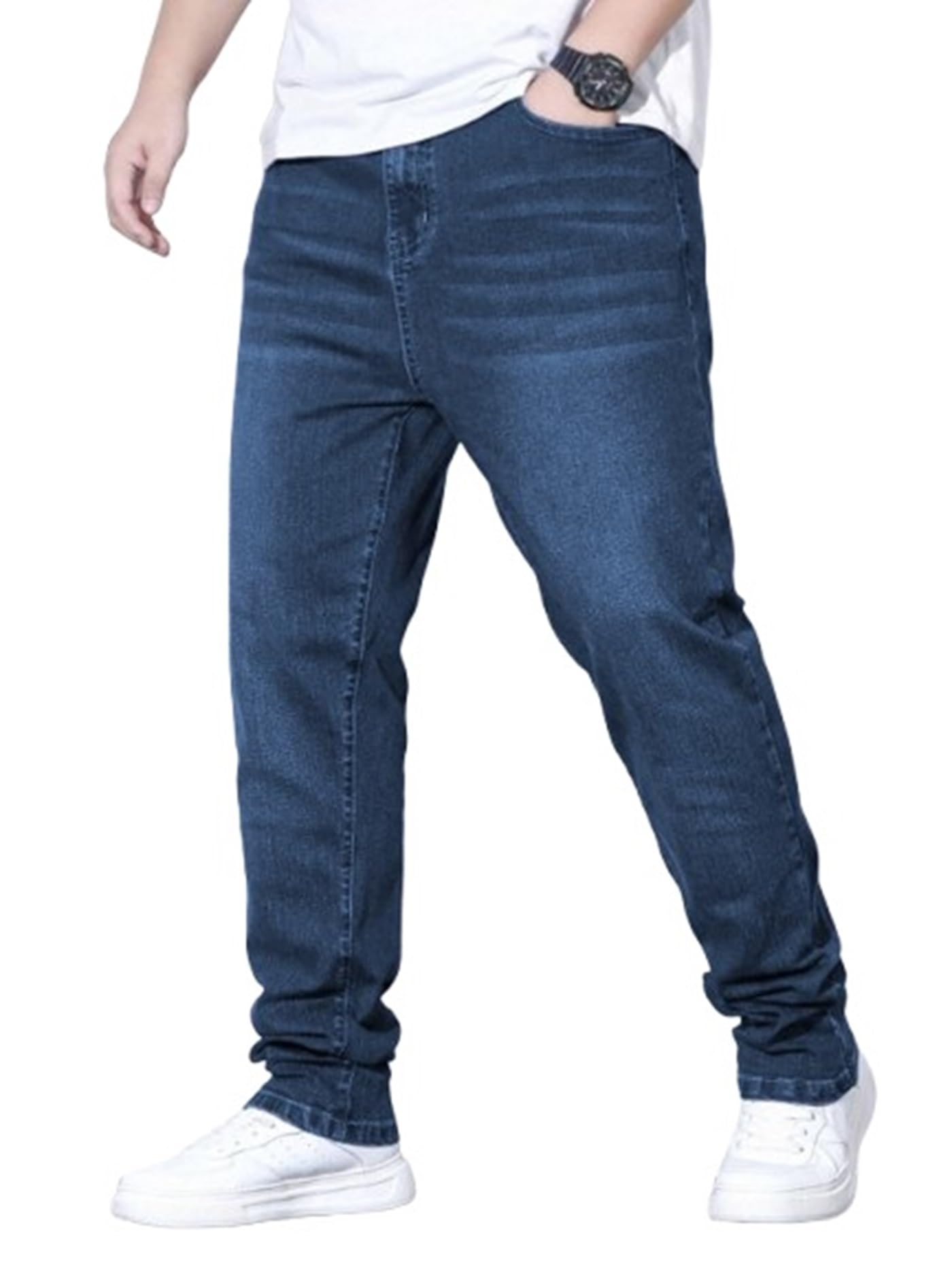 ben martin Plus Size Jeans for Man || Big Size Stretchable Jeans for Men || Smart Fit Regular Fit Jean's Pants for Men's || Cotton Denim Jins Pant for Men:s - Available in Sizes..-picture-42
