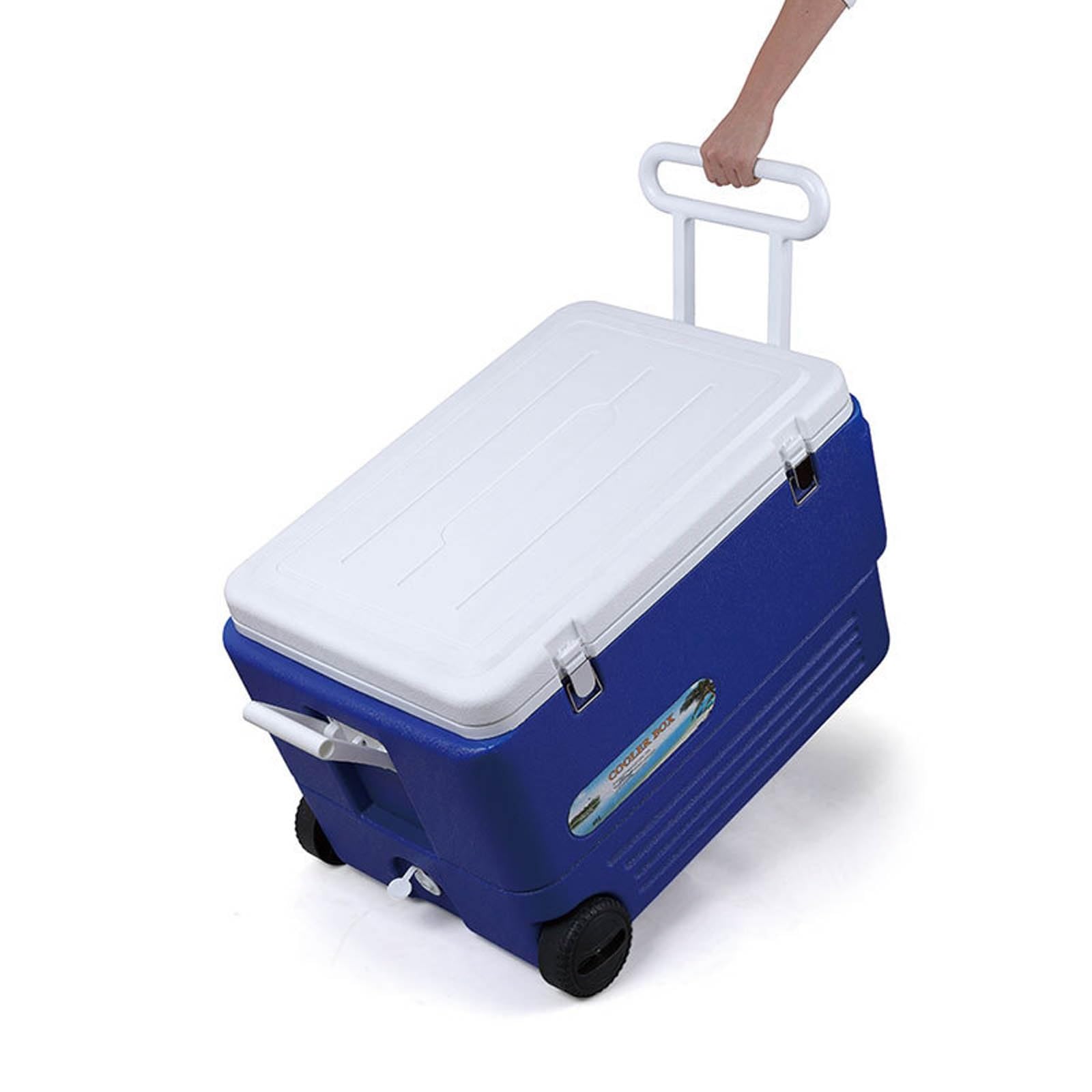 Cooler Box Camping Cooler 60L With Wheels Insulated Cooler Outdoor