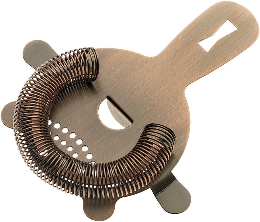 Barfly Bar Strainer, Antique Copper