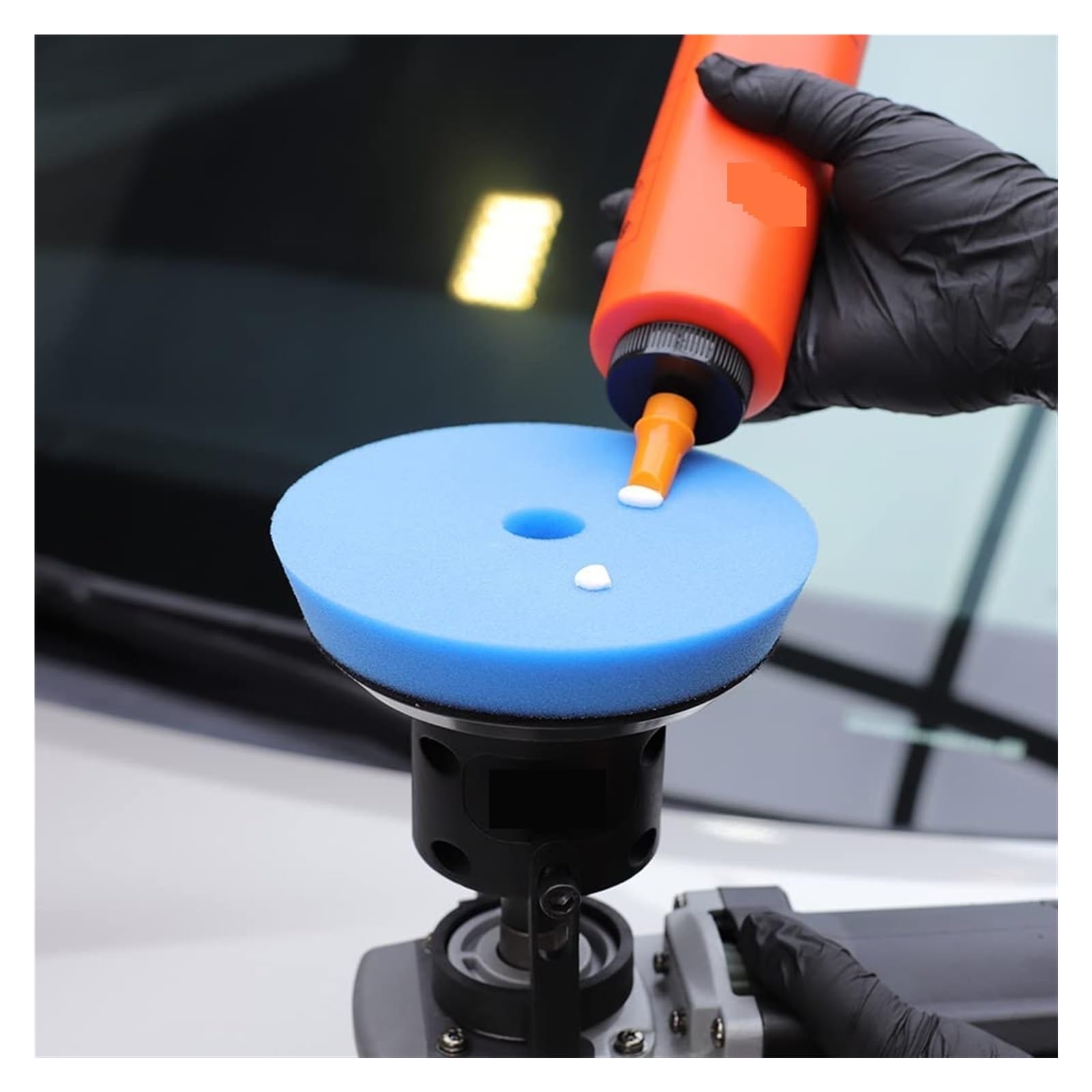 150 Mm DA Auto Polierer Digital LCD Display Dual Action