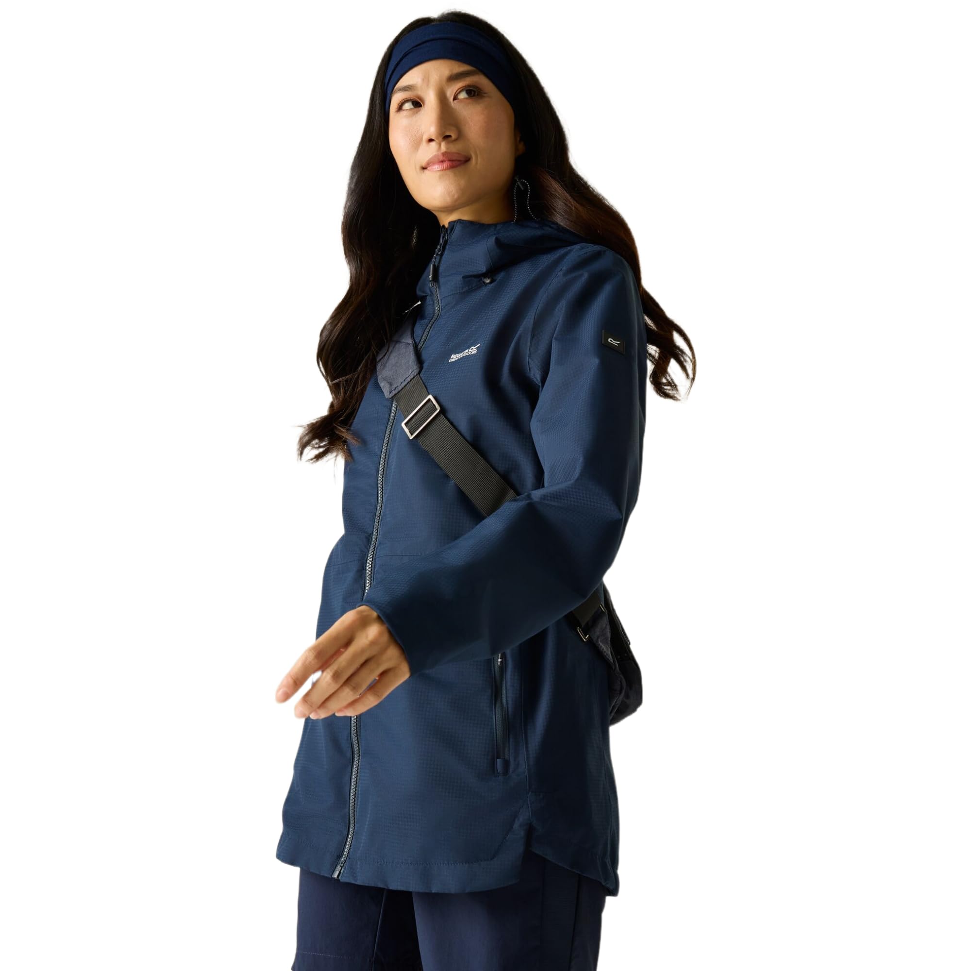 Regatta Womens Hamara IV Waterproof Shell Jacket Breathable Hiking Walking Coat