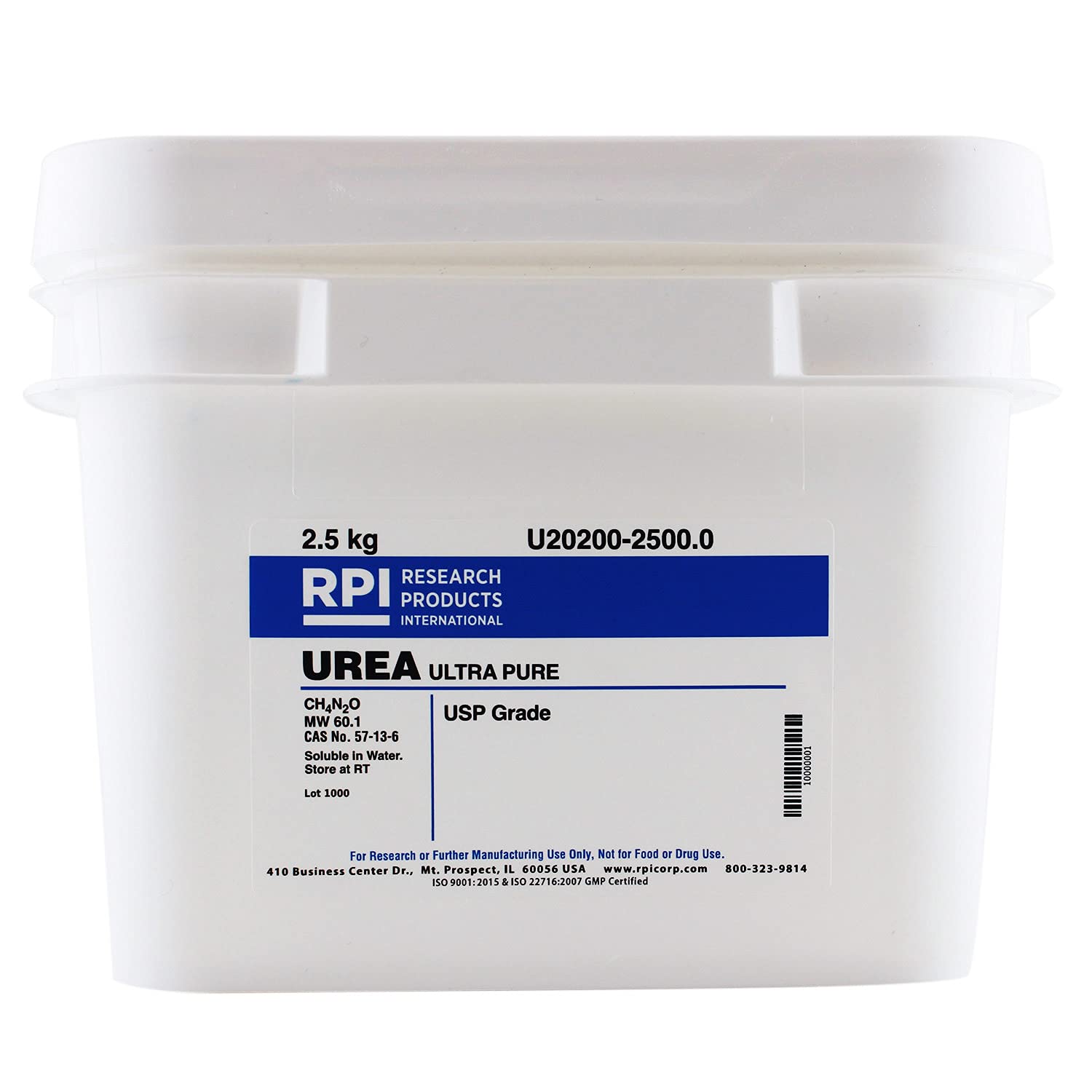 Urea, UltraPure (USP Grade), 2.5 Kilograms