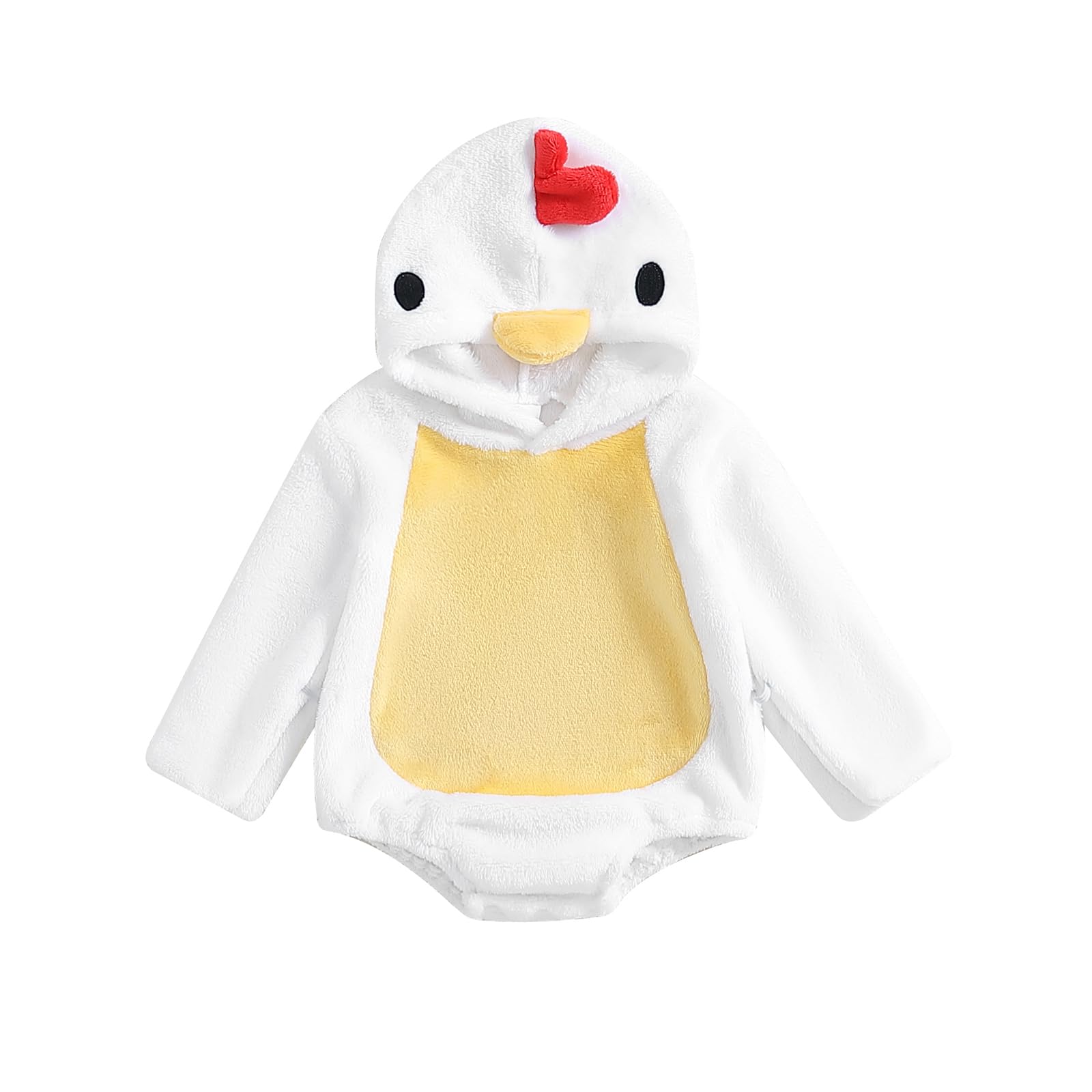 Ayalinggo Toddler Chicken Costume Baby Boy Girl Duck Outfit Fuzzy Chick Romper infant Halloween Cosplay Clothing With Legging