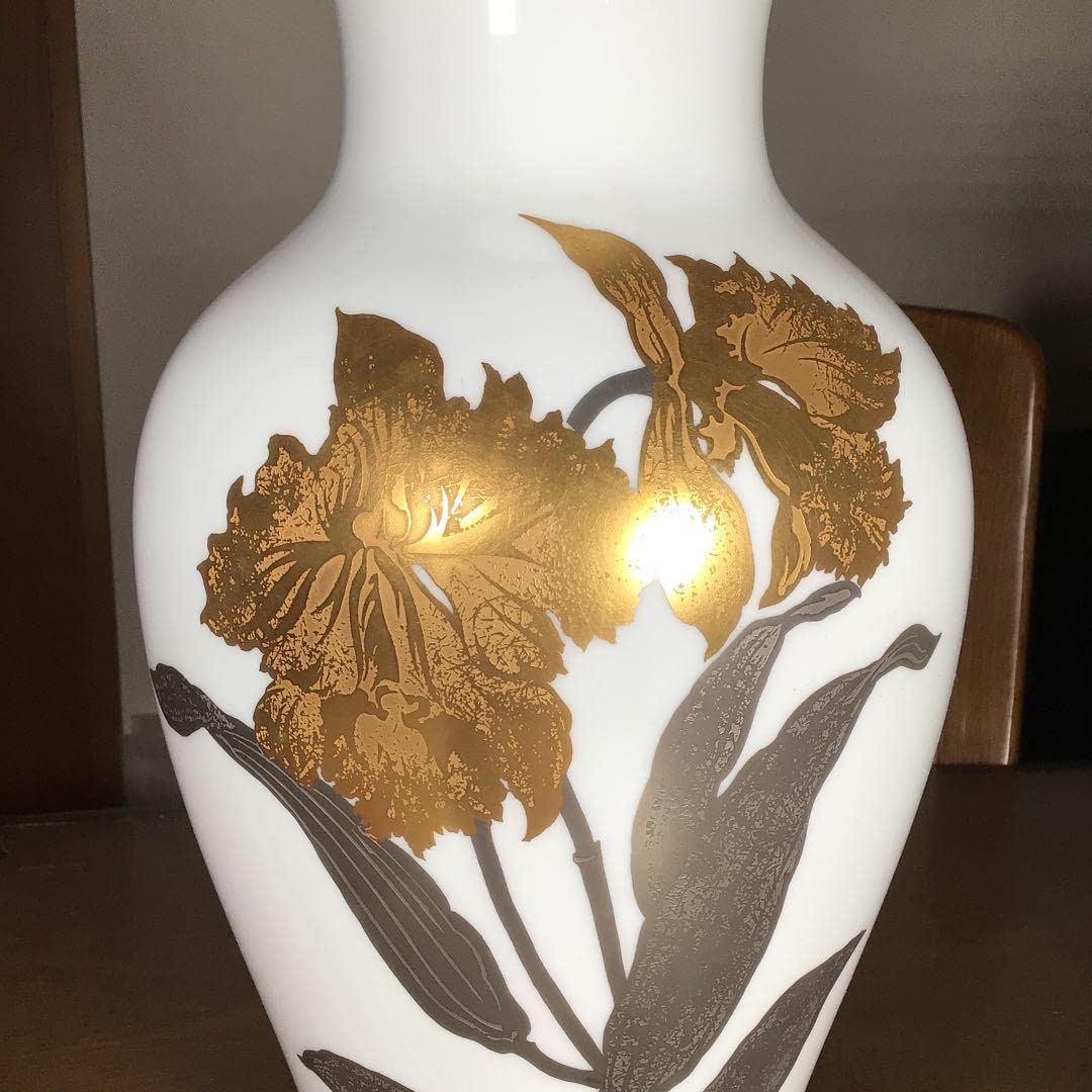 ウレうー特価』 大倉陶園 『金蝕カトレア』 花瓶 【公式通販】