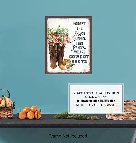 Miniatura 6 de Country Western Wall Art & Decor - Shabby chic Rustic Farmhouse Style Wall Decor for Women, Woman, Cowgirl - Boho Wall Art - Little Girl, Tween,