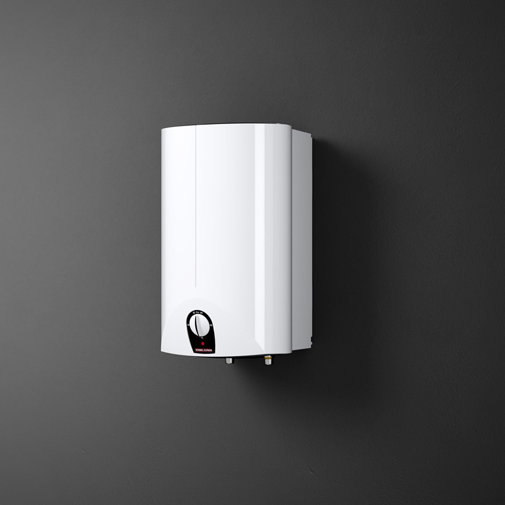 STIEBEL ELTRON SH 10 SL 229475 - Caja de almacenamiento pequeña (2 kW, resistente a la presión, temperatura regulable mediante selector giratorio, posición anticongelante, lámpara de señalización)
