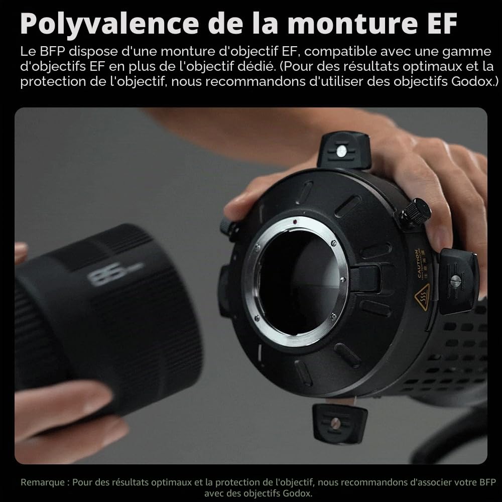 GODOX BFP Projecteur de lumière flash pour DP400IIIV DP600IIIV QT400III QT600III SK400II SK400IIV MS300 AD600Pro Flash stroboscopique et support GODOX AD300Pro (BFP KIT1)