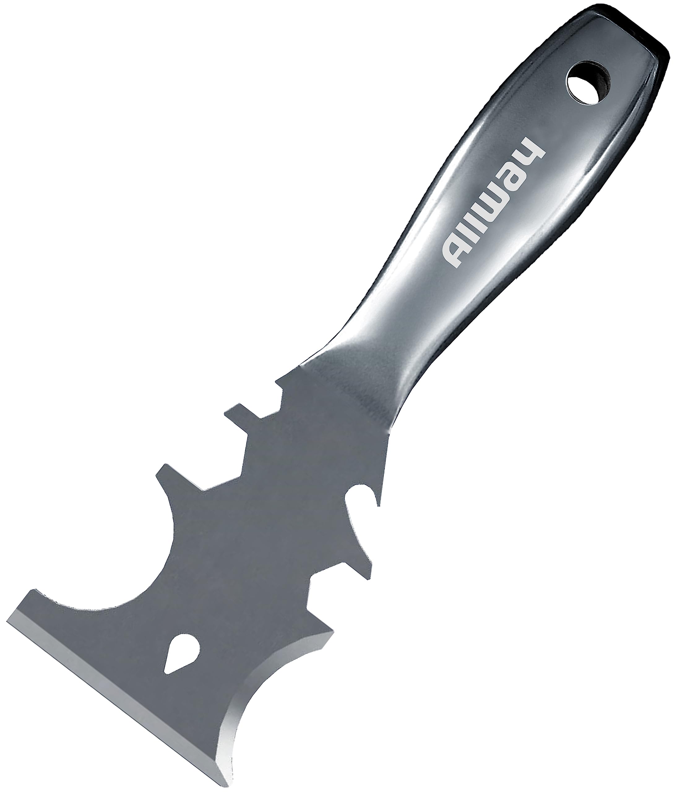 ALLWAY UXG12 Stainless Steel 12-In-1 Pro Painter's Multi-Tool with Hammer End