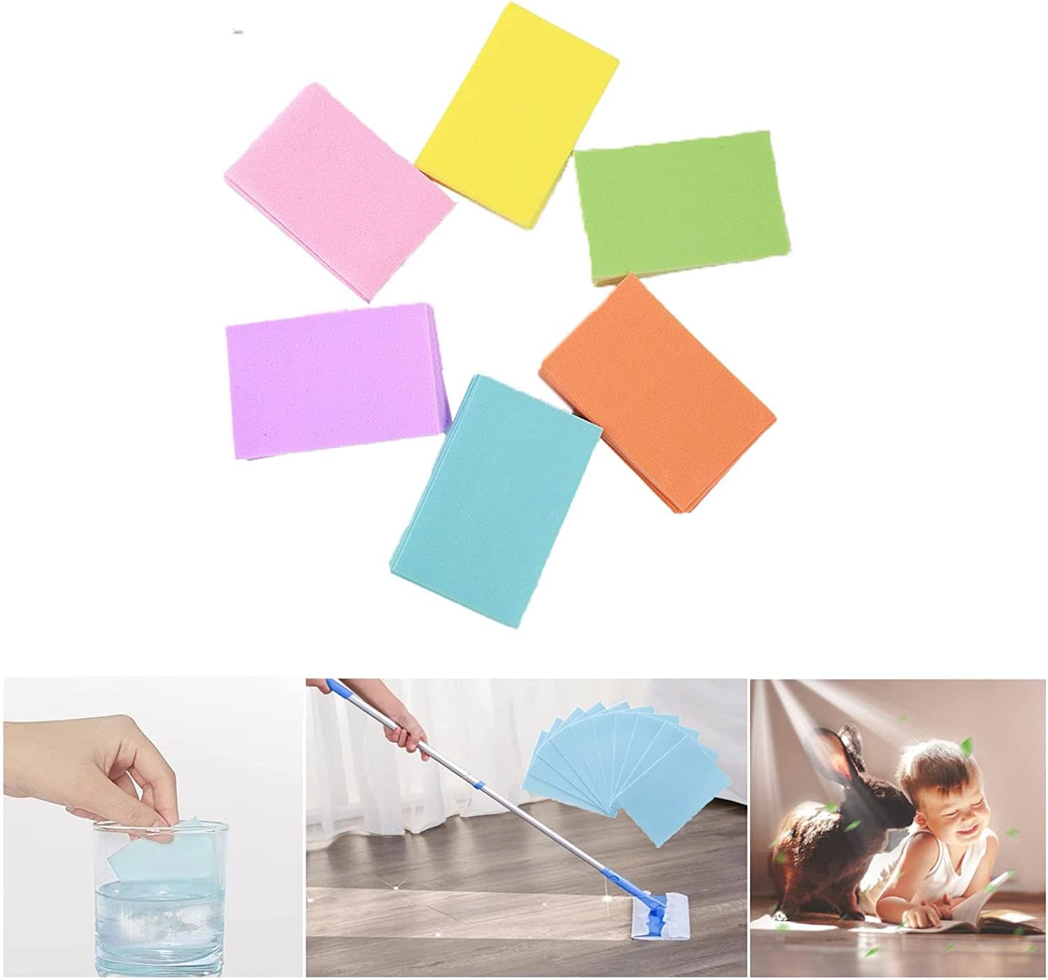 Floor Cleaning Tablets, Multi Effect Floor Cleaning Slice