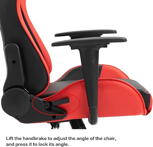 Miniatura 91 de Modern-Depo Black Virgo Zodiac - Silla de juegos con diseño ergonómico, giratorio y reclinable ajustable, capacidad de carga de 330 libras Virgo