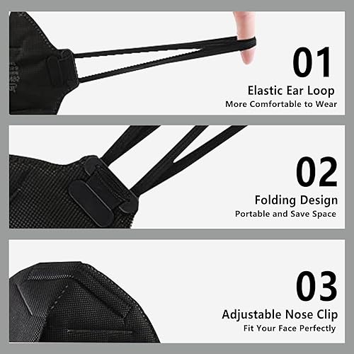 Miniatura 20 de NIOSH - Máscara respiradora de partículas N95, aprobada por NIOSH, paquete de 100 mascarillas N95, envueltas individualmente, color blanco Paquete