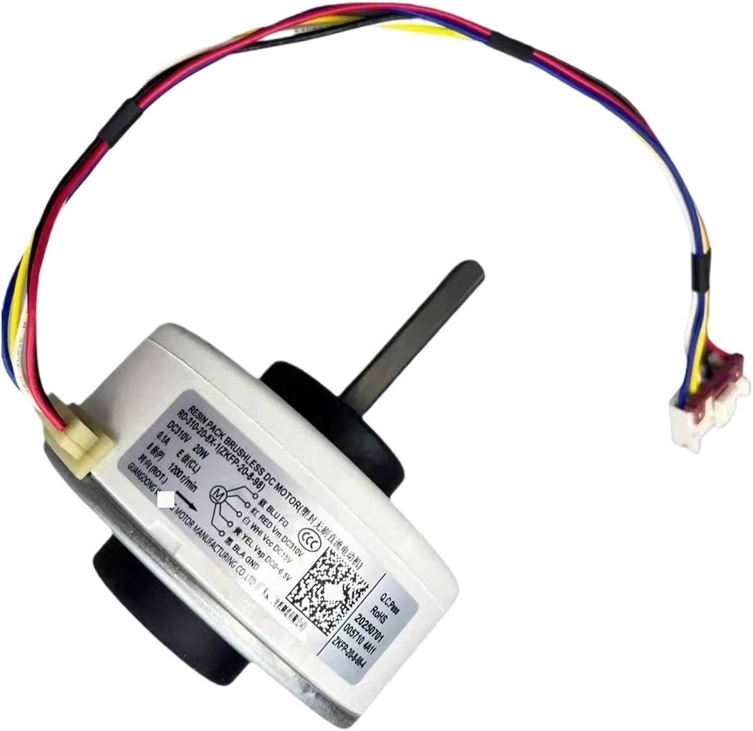 DC310V 20W Air Conditioner DC Motor,Compatible For Xiaomi, RD-310-20-8X-1 ZKFP-20-8-98 Air Conditioner Fan Motor Replacement