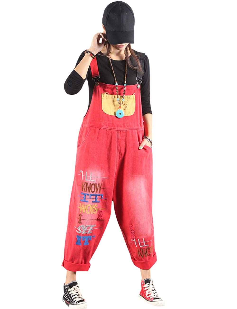 Pantalones Petos Sin Mangas Monos Mujer