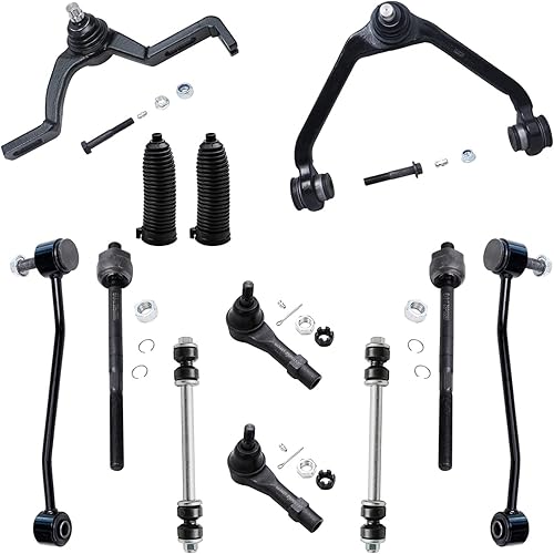 Miniatura 67 de Detroit Axle - Kit de suspensión frontal de 12 piezas para Toyota Corolla 2003 2004 2005 2006 2007 2008, 2 brazos de control inferiores, 2 rótulas