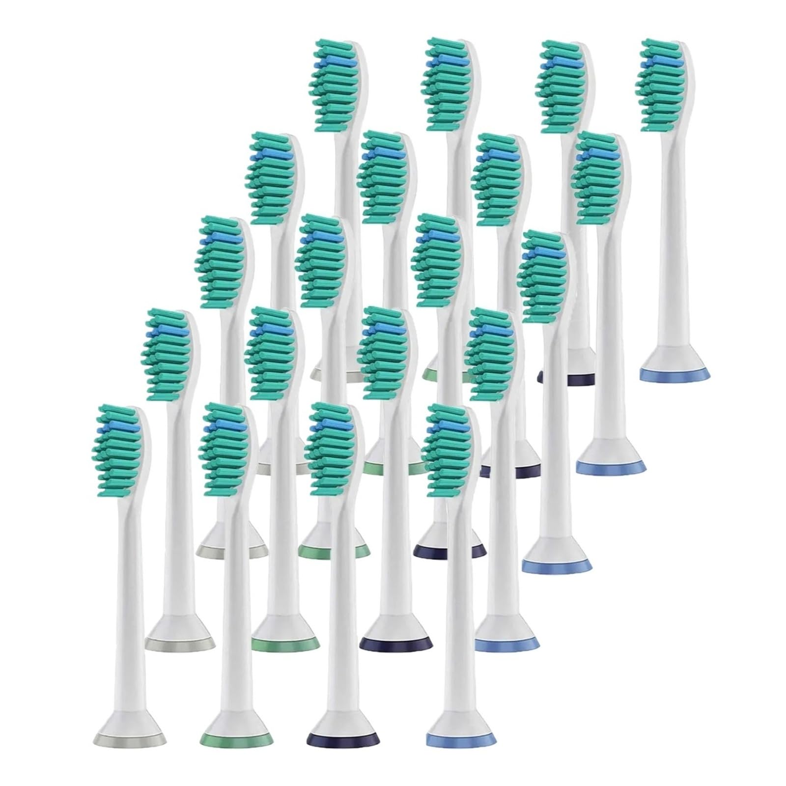 Cabezales de repuesto for cepillos dientes compatibles con cabezales eléctricos(20pcs)