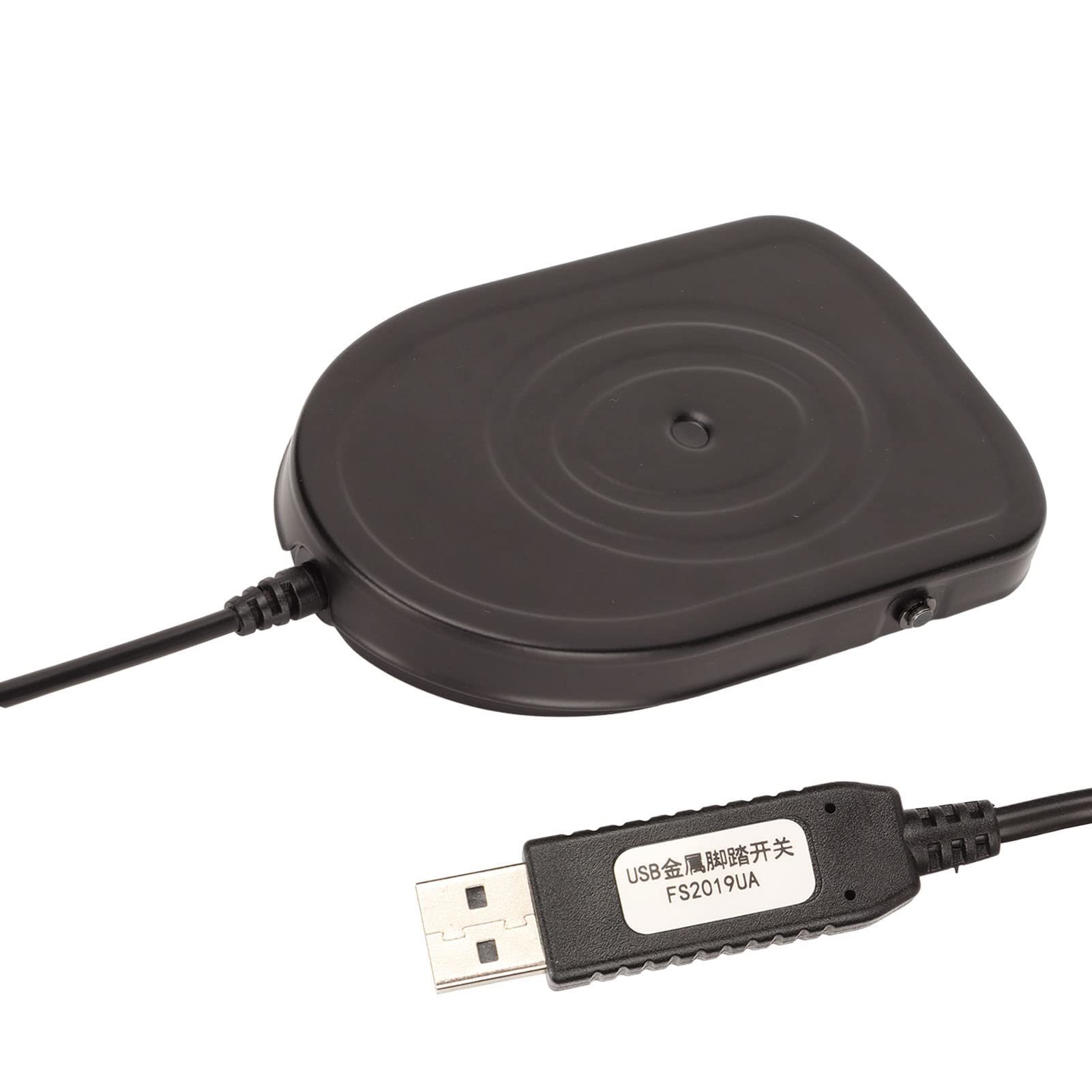 FUZHUI USB Foot Pedal, Sensitive Control Ergonomic Design, Strong Metal USB Foot Switch for PC Gaming and Multimedia Control