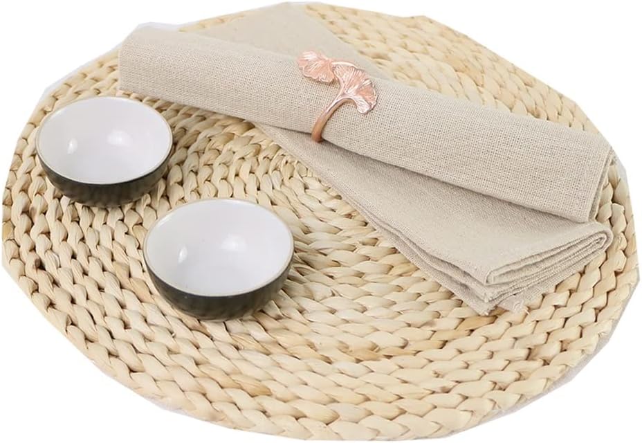 30x45CM Cloth Napkins with Hemmed Edges Soft Polyester Blend Fabric Table Mat for Kitchen Dining Wedding