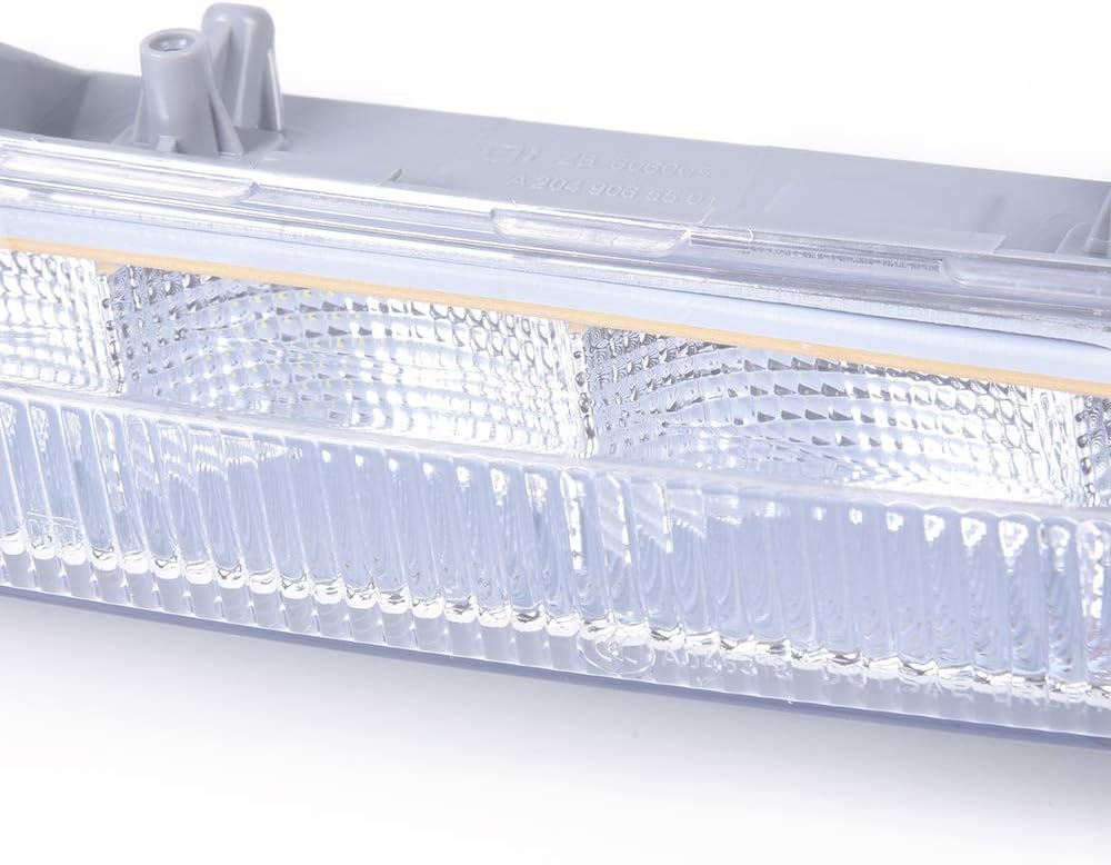 New 15W Daytime Running Light DRL LED Fog Lamp Compatible For Benz W166 ML350 ML500 2013-2014/W166 ML550 ML63 Amg 2012-2015/X204 GLK250 GLK350 2013-2015 Left And Right Side
