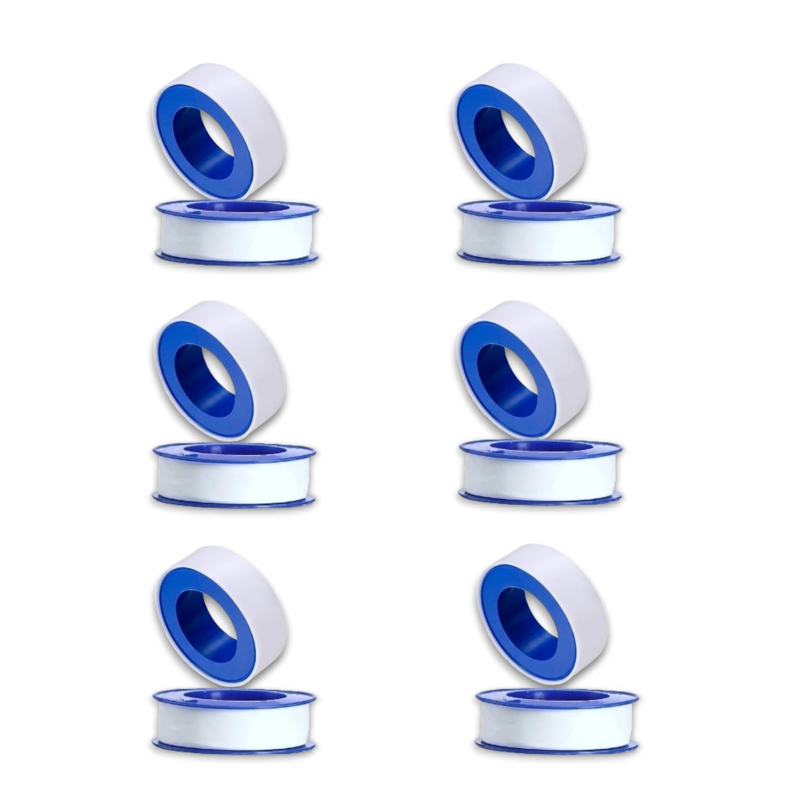 Super Mundo - 12 Rollos de Cinta PTFE de Rosca para Tubería Grifería Plomería,Cinta Teflon Fontaneria 12mm x 10m (45669)