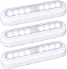 STAR-SPANGLED 3-Pack Motion Sensor Lights Indoor Battery Powered & 5-Pack Push Lights Indoor Battery Powered