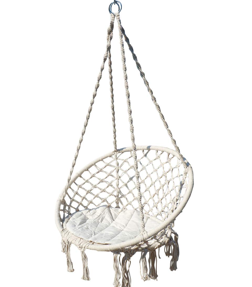 ALEOS. AS-S Design Chaise Suspendu Cruz avec Coussin (sans Support)