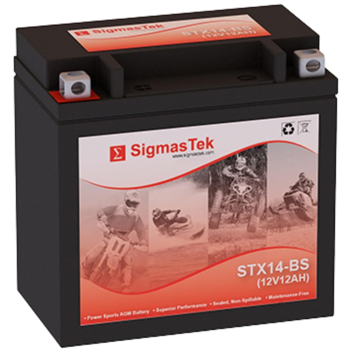 SigmasTek STX14-BS Battery