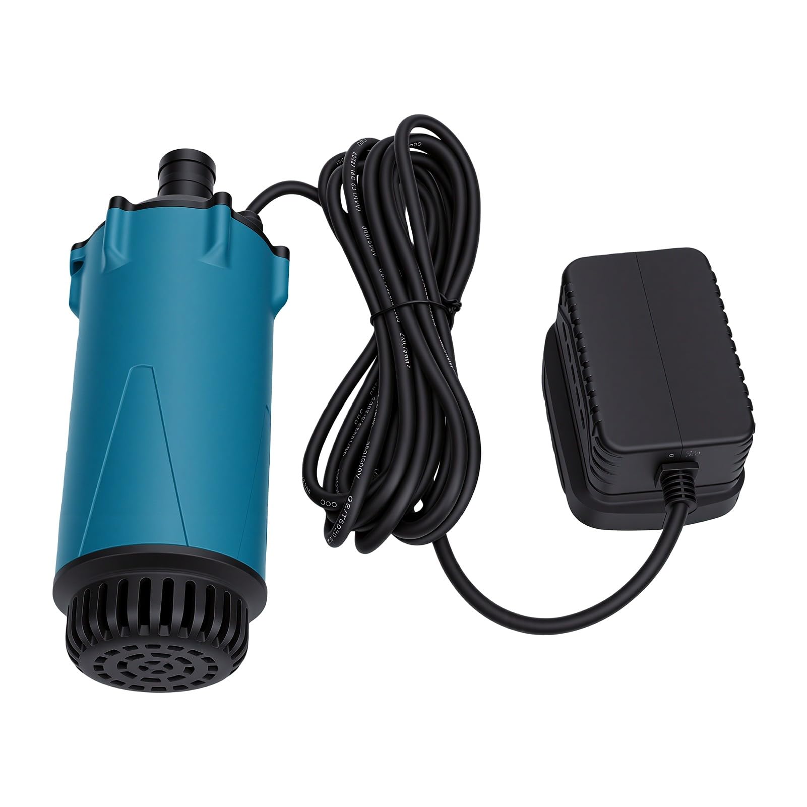 Generic Bomba Sumergible Inalámbrica Bomba de Transferencia de Agua Eléctrica Portátil Eficiente para Riego de Jardines y Prevención de Inundaciones, Material ABS, Azul