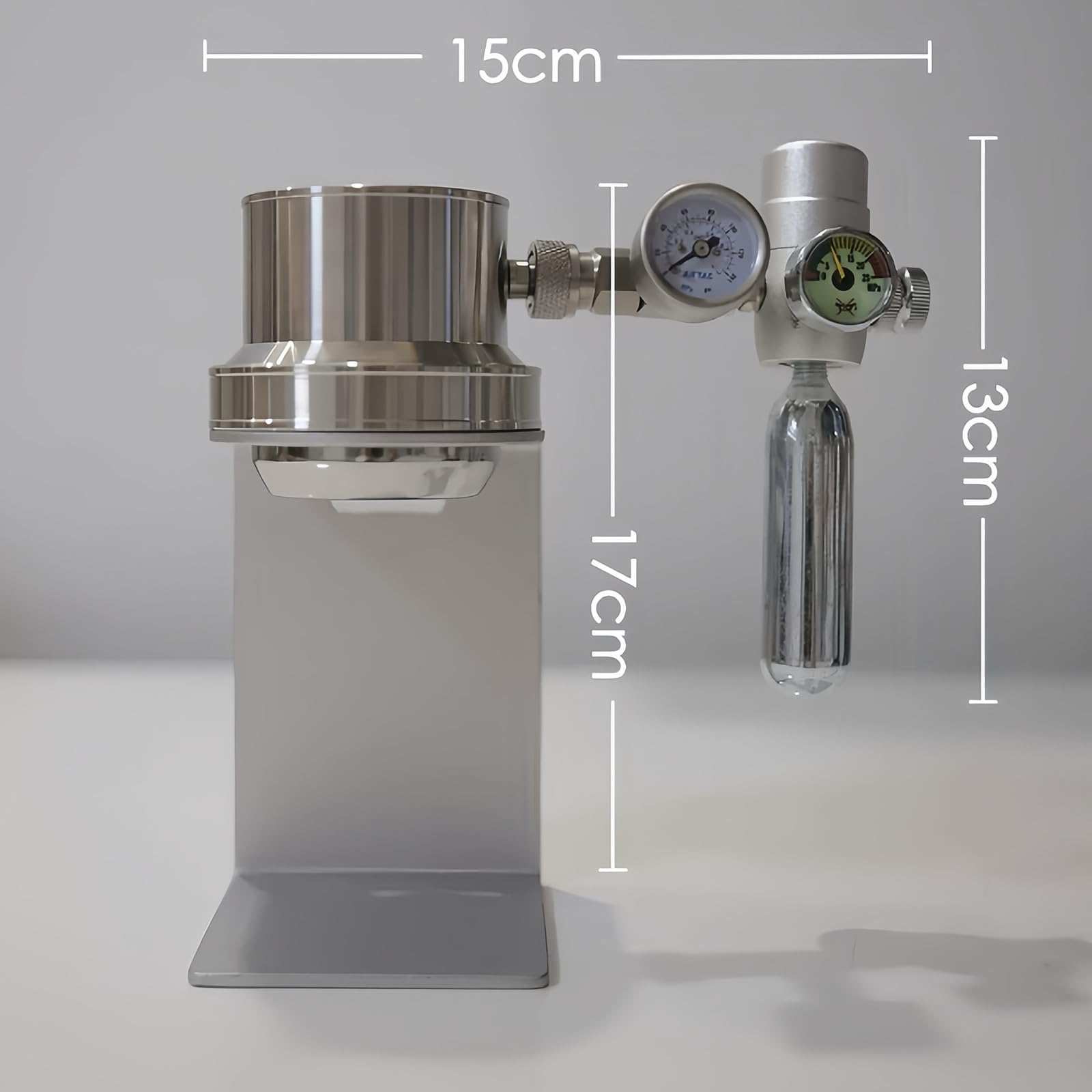 Ekspres do kawy espresso – 58 mm ekspres do kawy ze stali nierdzewnej z 9 barami szybkiego ekstrakcji, manometrem i zaworem nadmiarowym do domu, na kemping, w podróży