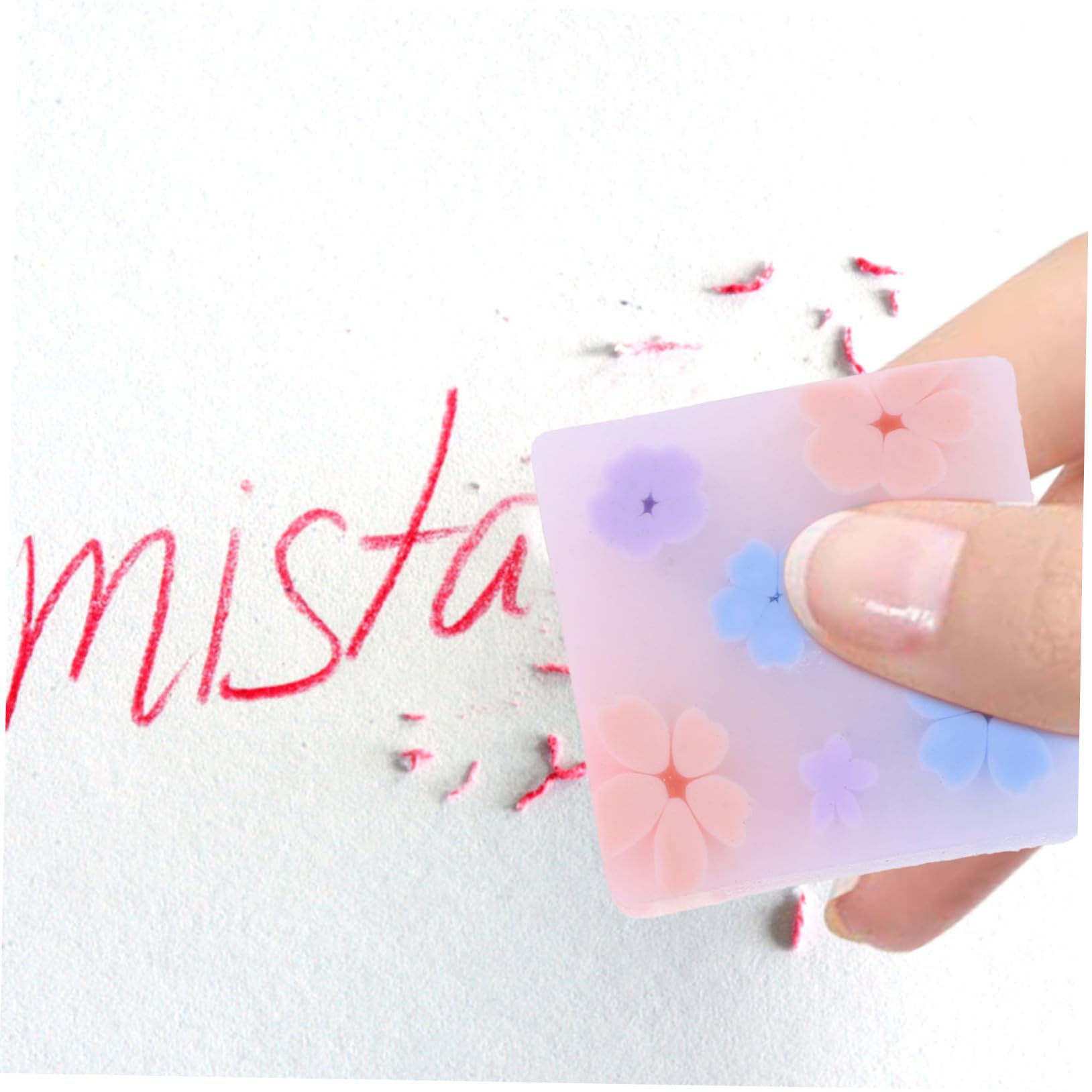 Angoily 32pezzi Gomme Per Matite in Gelatina Gomme Portatili Per Ragazze Per Studiare Delicate Confezione Di Per Classe Cancellano Errori Di Scrittura Su Carta