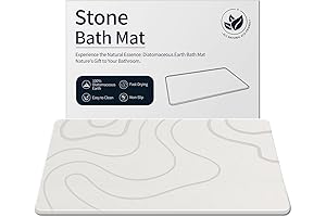 Diatomaceous Earth Bath Mat: The Ultimate Absorbent for a Refreshing Shower
