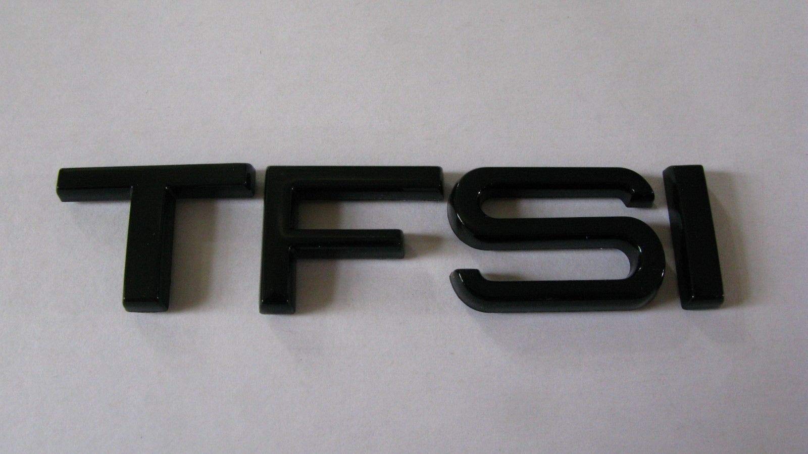 Buy Gloss Black TFSI Emblem Badge Car Trunk Decals Sticker Logo For A1