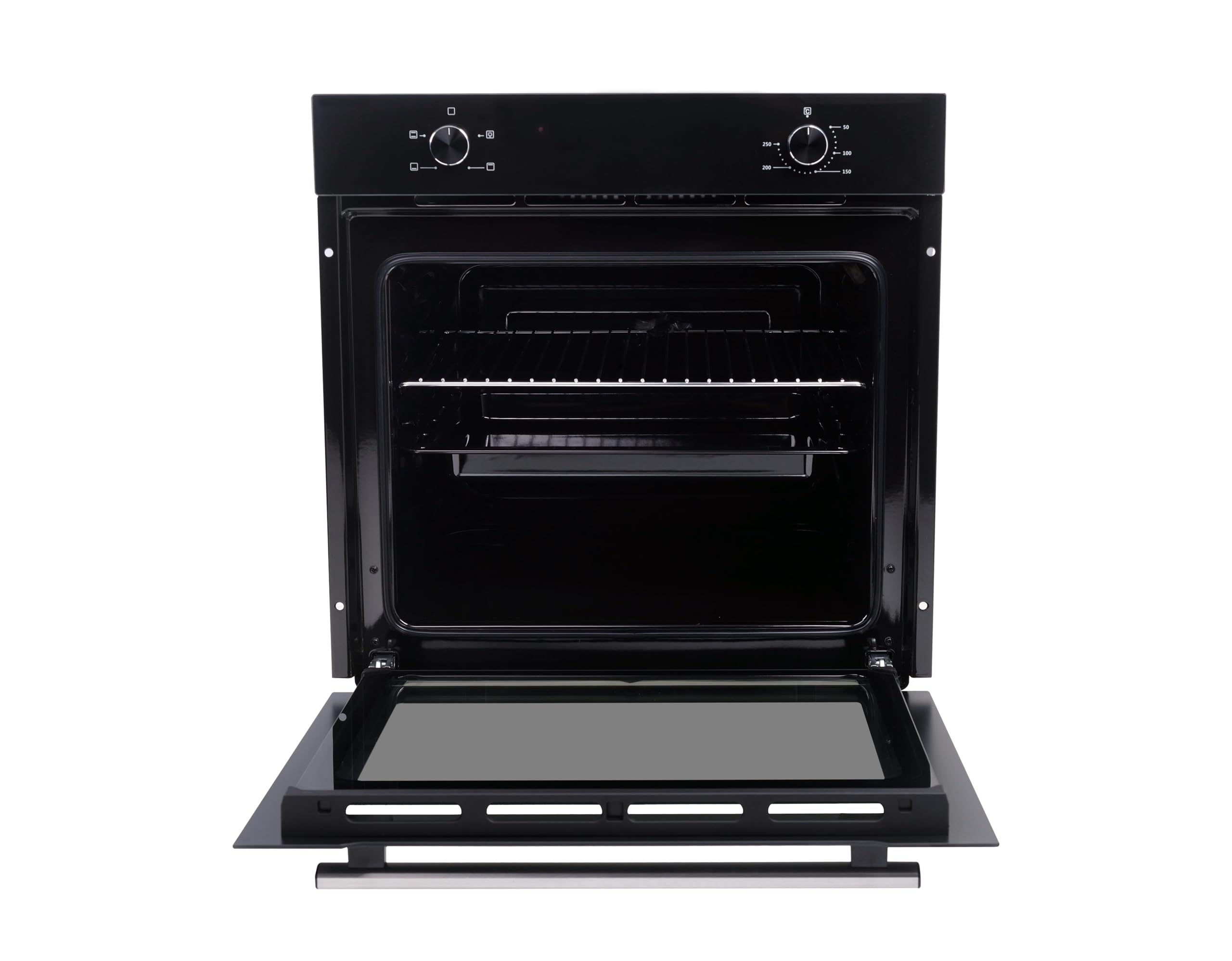 K&H Einbau-Backofen 60 cm Autark 75 l Energieeffizienzklasse A Full-Black-Design