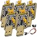 AZDelivery 5 x Adaptateur USB UART-TTL 3.3V 5V CH340G Module de Conversion d'interface et 20cm Jumper Cable, Compatible avec Arduino incluant Un E-Book!