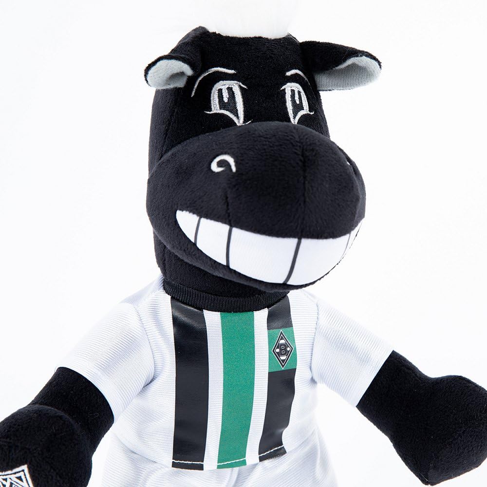 Borussia Mönchengladbach Peluche Jünter 30 cm | Artículo oficial para fans | Mascota del club Gladbach, regalo para niños