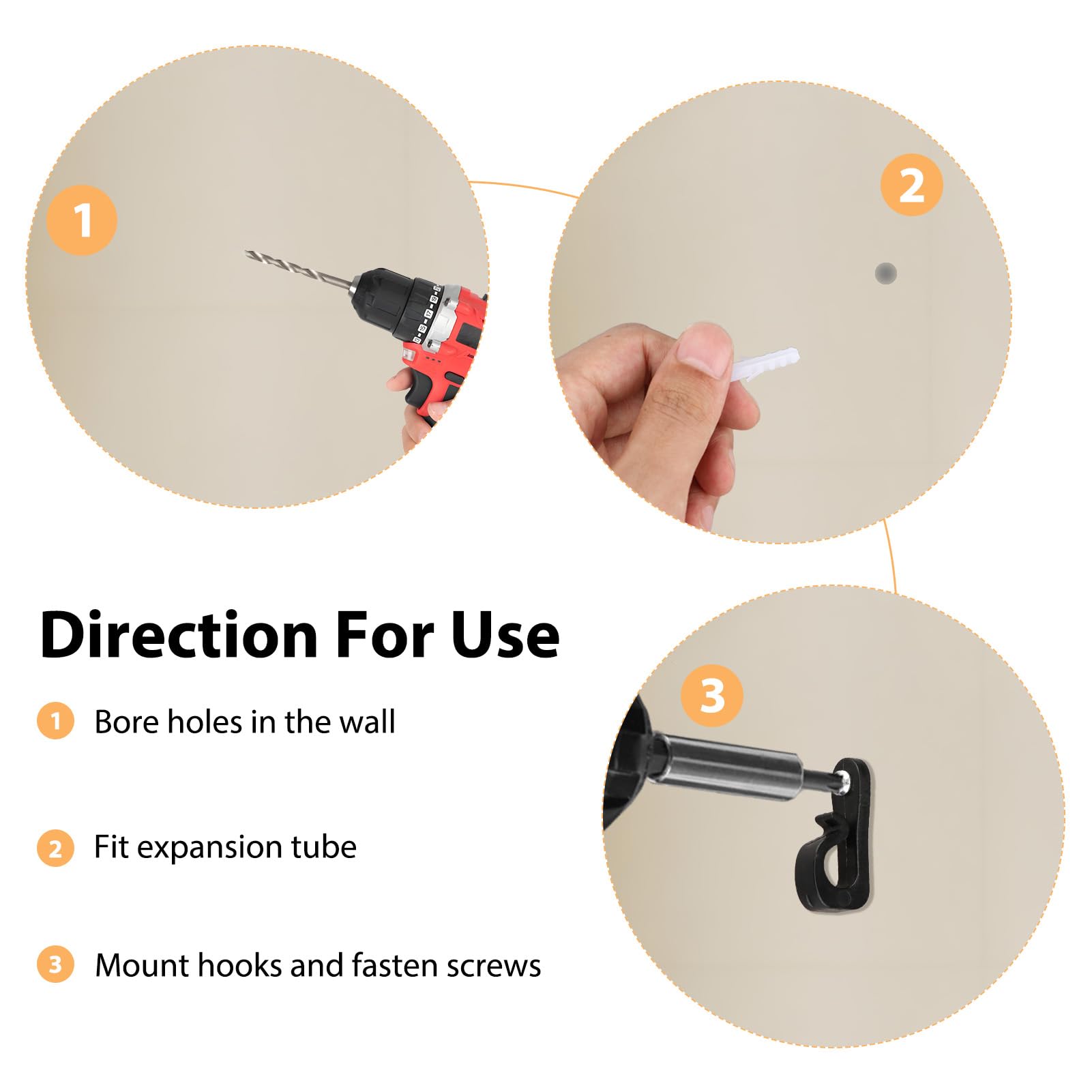 Q-Hanger Screw in Hooks 40 Pcs - Image 4