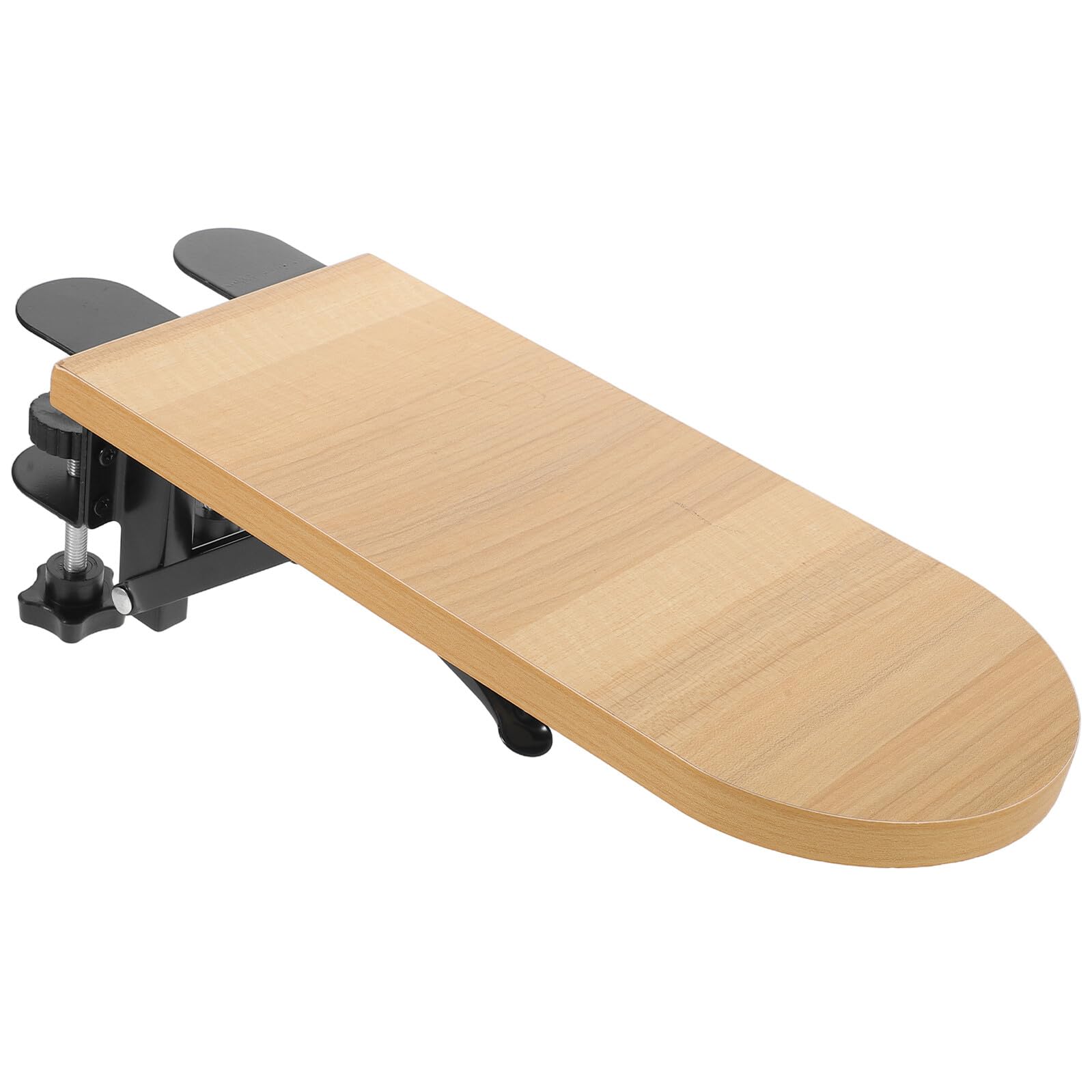 Homoyoyo Reposabrazos Ergonómico de Madera para Escritorio Almohadilla Cómoda para Apoyar los Brazos y Trabajo en Oficina