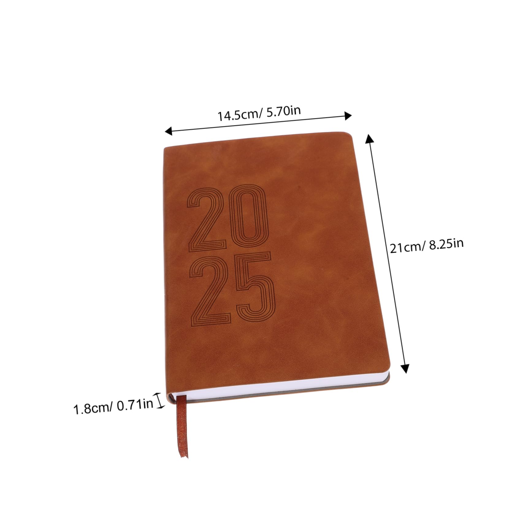 5 Pezzi Notepad Planner Annuale Formato Taccuino Leggero e Portatile per Ufficio e Casa Organizzatore Mensile e Giornaliero per Studenti e Professionisti
