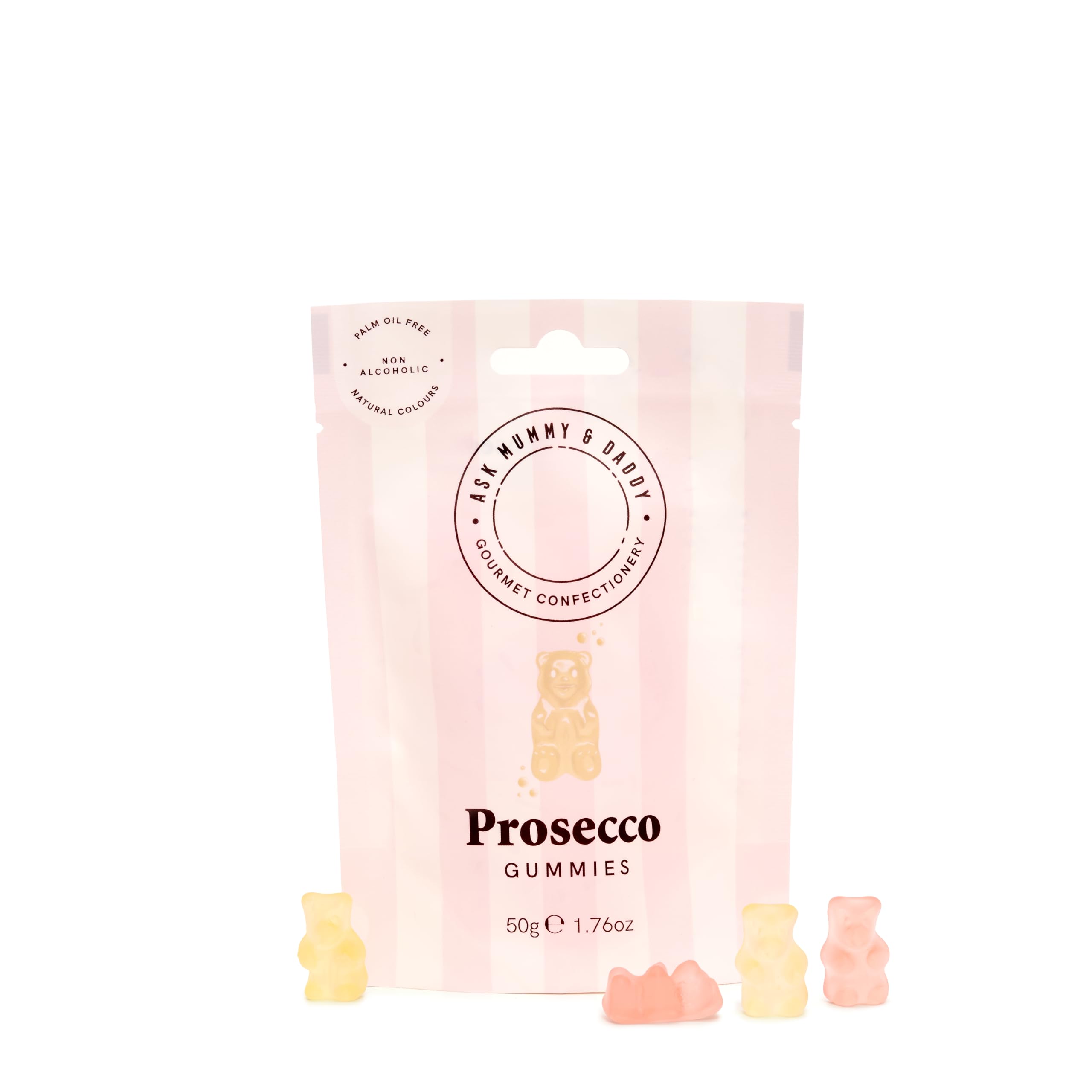 Ask Mummy and Daddy - Prosecco Bears Pouch - 50g