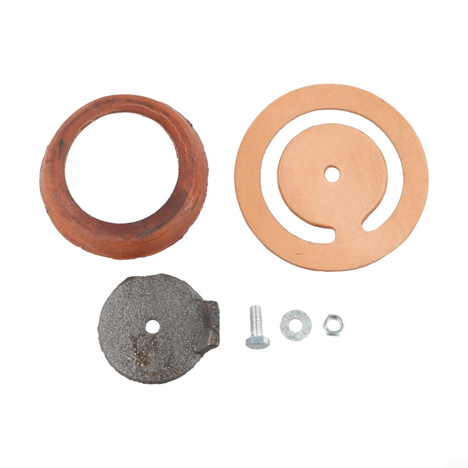 Brocca manuale per kit di riparazione pompa per Simmons 1160 PM500 e n. 2, valvola di ritegno in ghisa con valvola inferiore in pelle e tazze, parti di prevenzione del riflusso per pompe a mano
