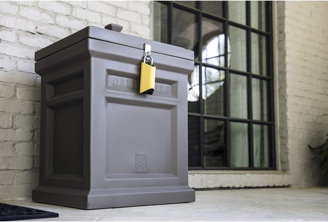 Blасk Frіdау - 40% оƒƒ BoxLock + Step2 Parcel Deluxe Bundle - Rich Mocha, Large (BL001S2BUNDLE-MOC) Buу 1 gеt 1 BoxLock + Step2 Parcel Deluxe Bundle - Rich Mocha, Large (BL001S2BUNDLE-MOC)