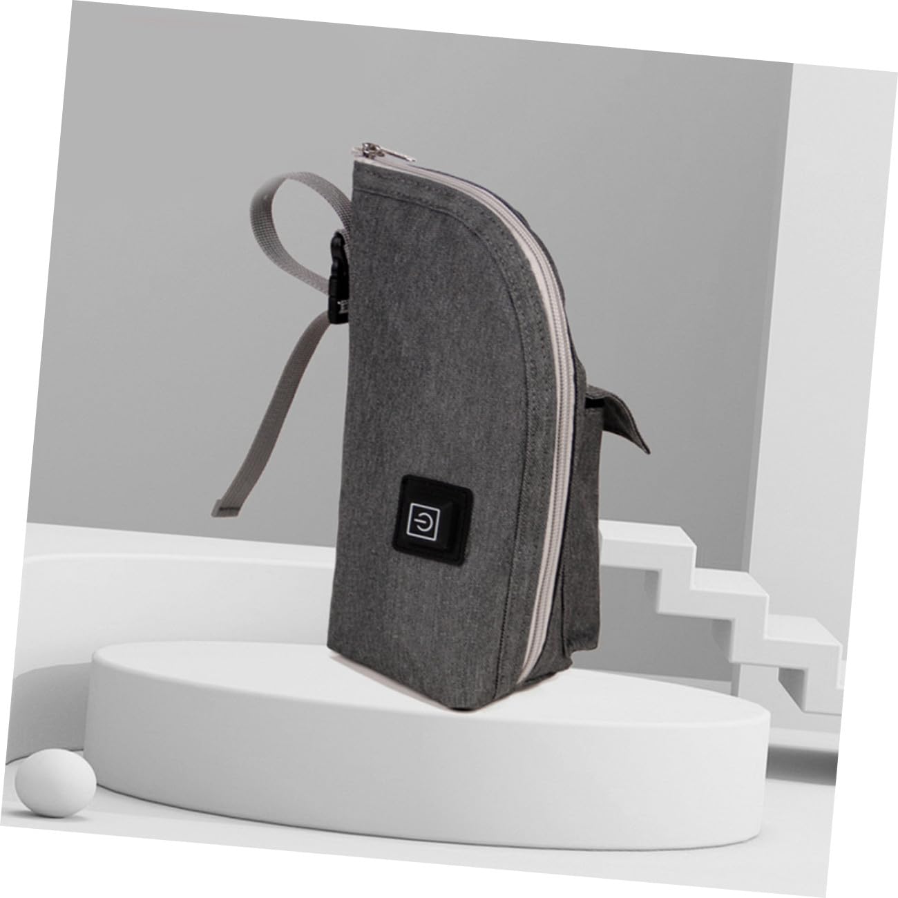 Scalda Biberon Auto Portatile, Borsa Termica Oxford Zip | Viaggio e Nursery, Pratica per Latte in Polvere, Aiuta a Prevenire Scivolamenti e Cadute
