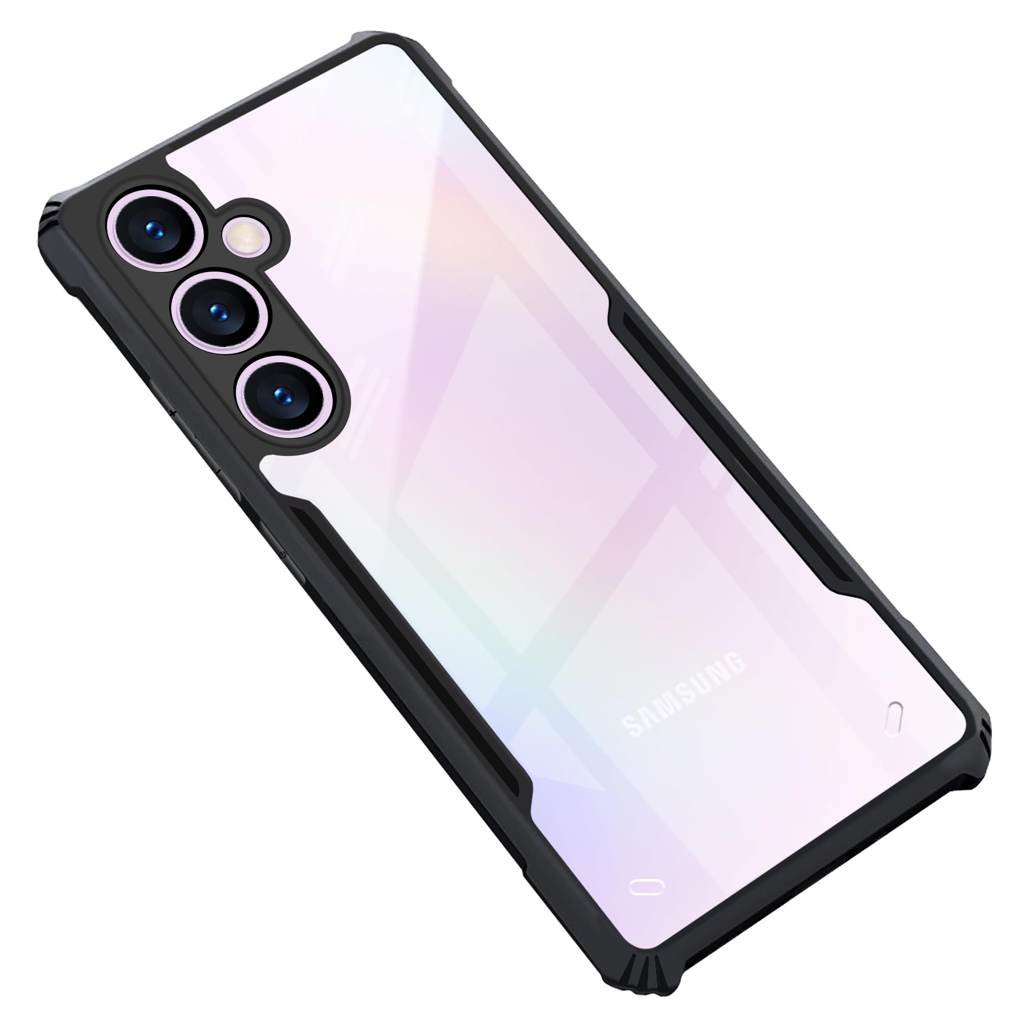 CEDO Samsung Galaxy A35 (5G) Back Case Cover | Camera Protection Shockproof Bumper-Edge | Acrylic Crystal Clear 360 Degree Protection TPU+PC | Transparent Eagle Back Case Cover (Black) (B0CZTQ42RT) Amazon Price History, Amazon Price Tracker