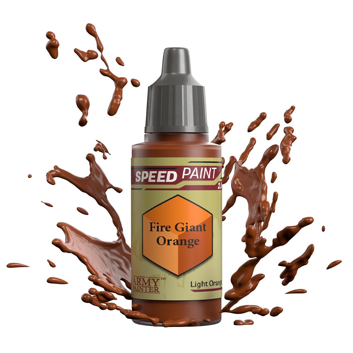 The Army Painter Speedpaint Fire Giant Orange 2.0, Single Model Building Acrylic Paint, 18 ml, Single Layer Paint Solution for Fantasy Tabletop Miniatures Like Warhammer 40k Figures and DnD Miniatures