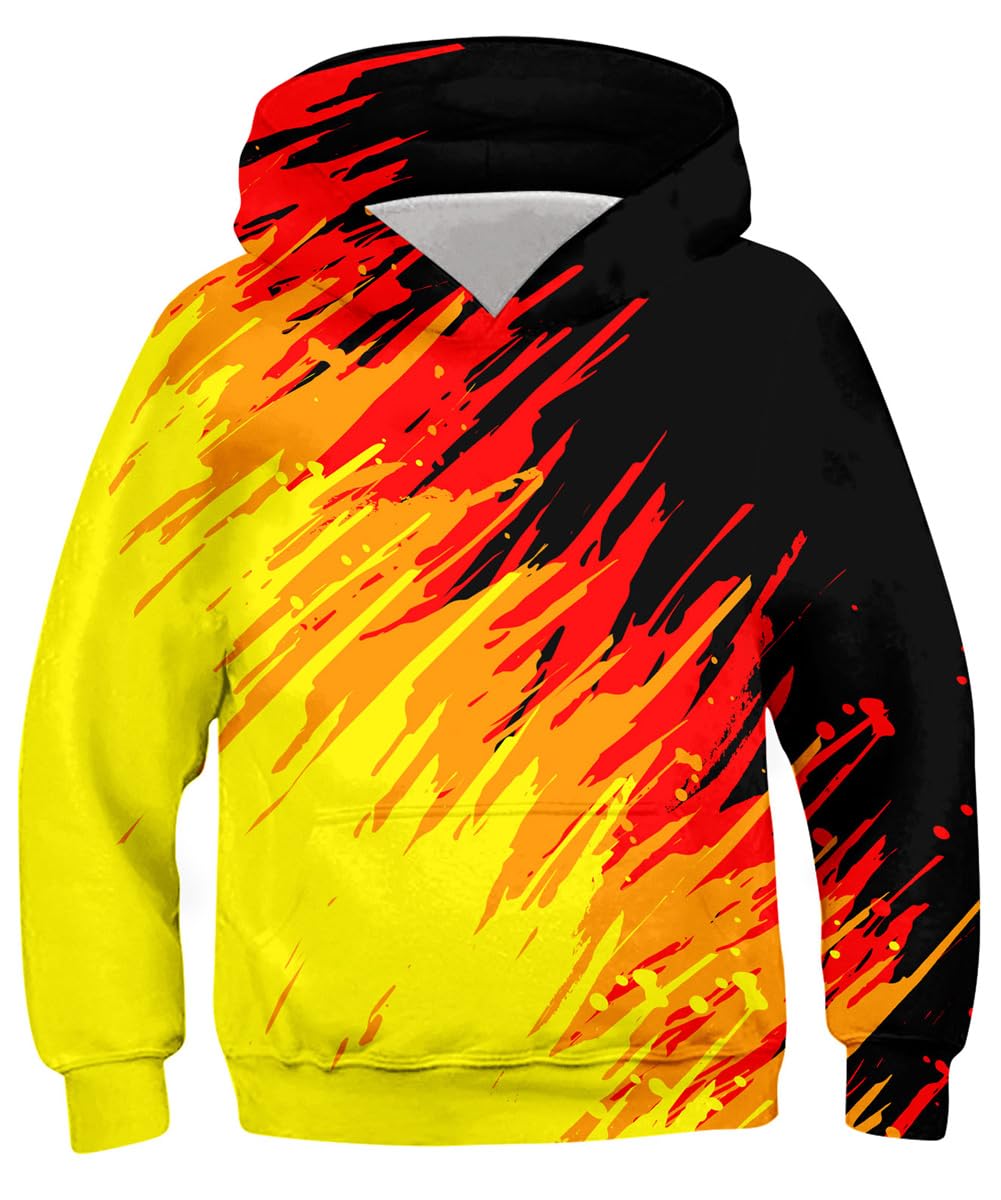 Lovekider Boys Hoodie Kids 3D Print Graphic Pullover Sweatshirt 6-16 Years