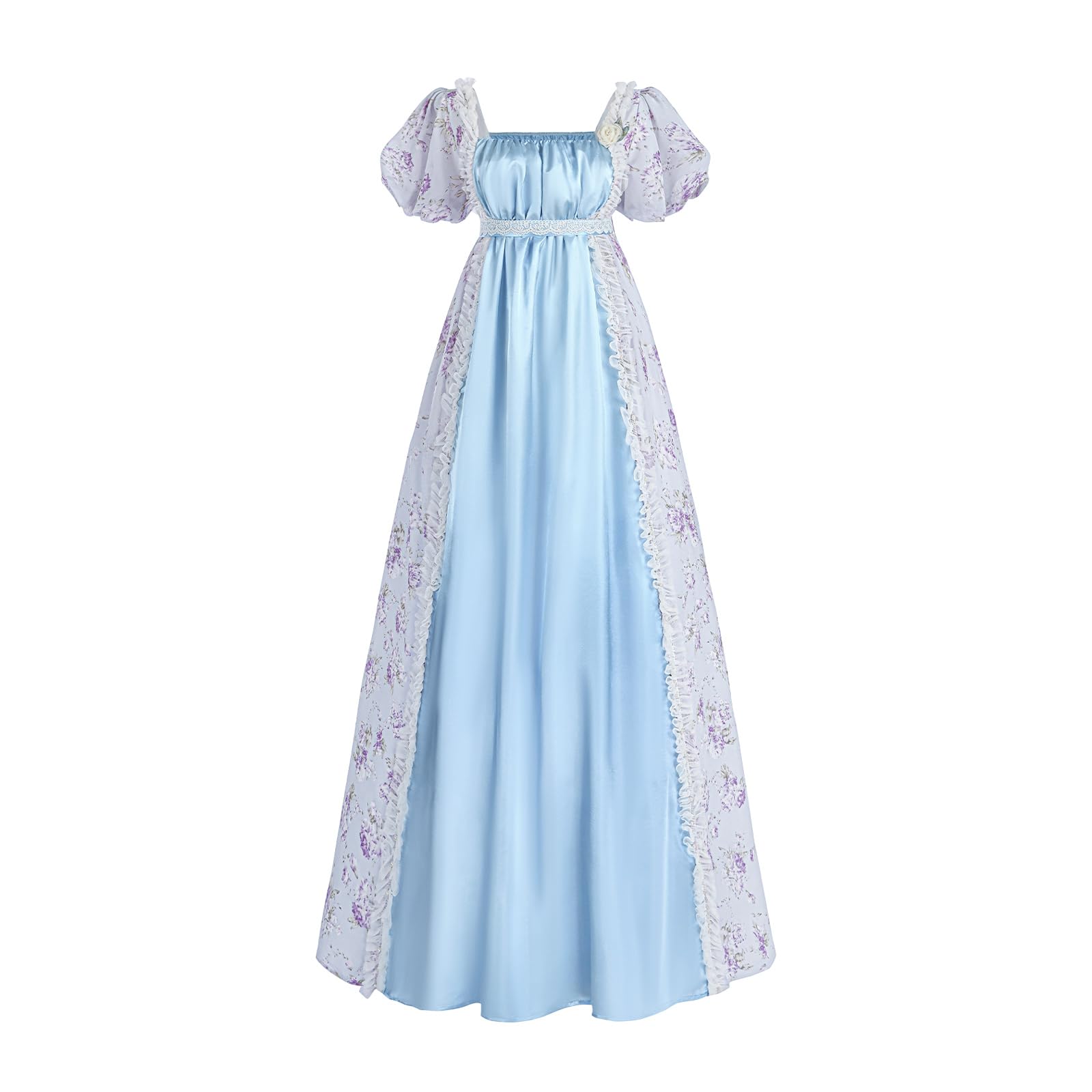CR ROLECOS Regency Kleid Damen Empire Kleid Damen Kleider 19 jahrhundert viktorianisches Prinzessin