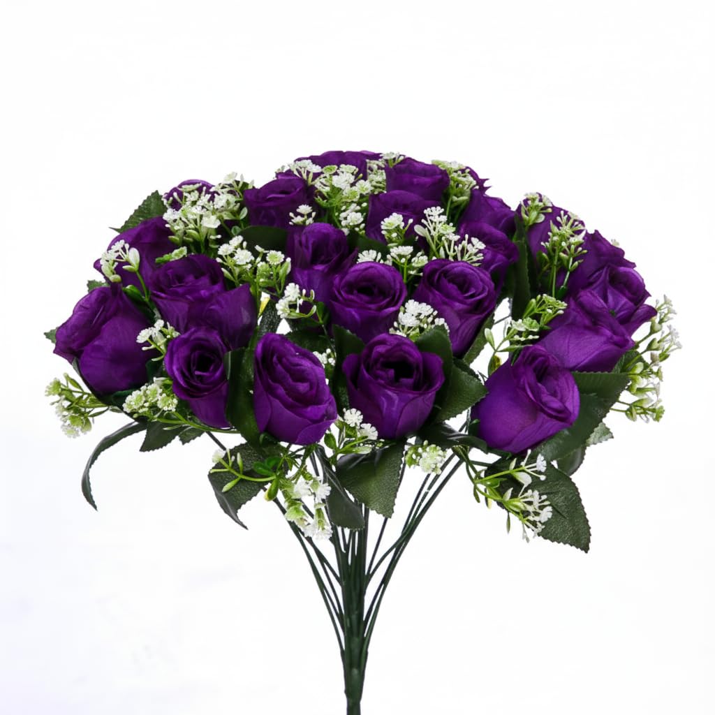 Artificial Purple Roses