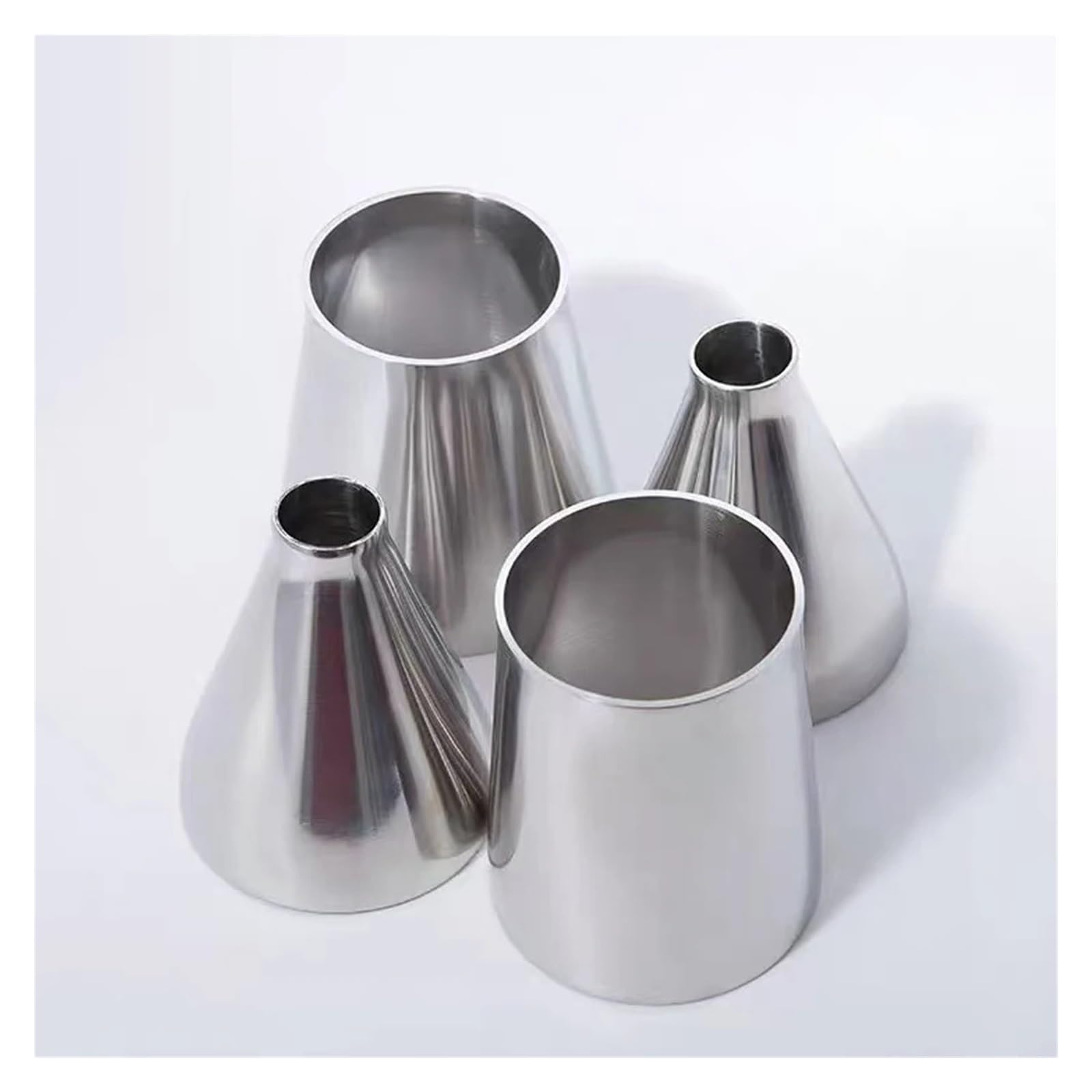 1pc 102mm - 76mm Tube SS304 Stainless Steel Butt Welding Speed Reducer
